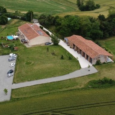 Vue aérienne du Domaine de Mimart